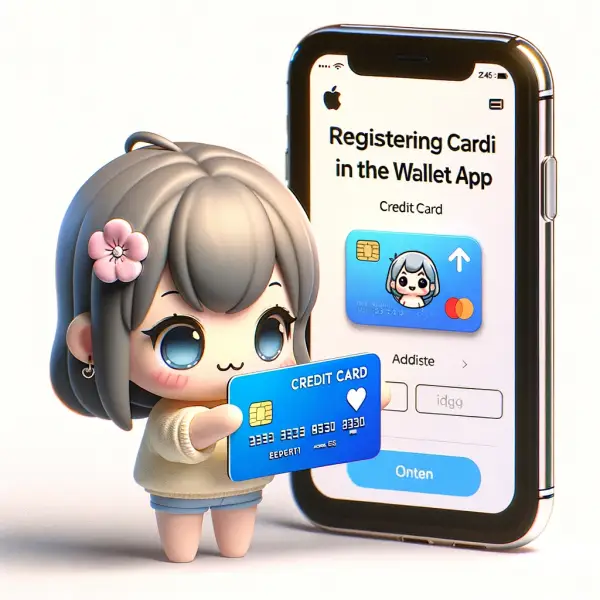 iPhoneのウォレットにクレジットカードを登録するの画像